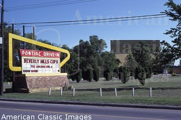 Pontiac Drive-In Theatre - From American Classic Images (newer photo)